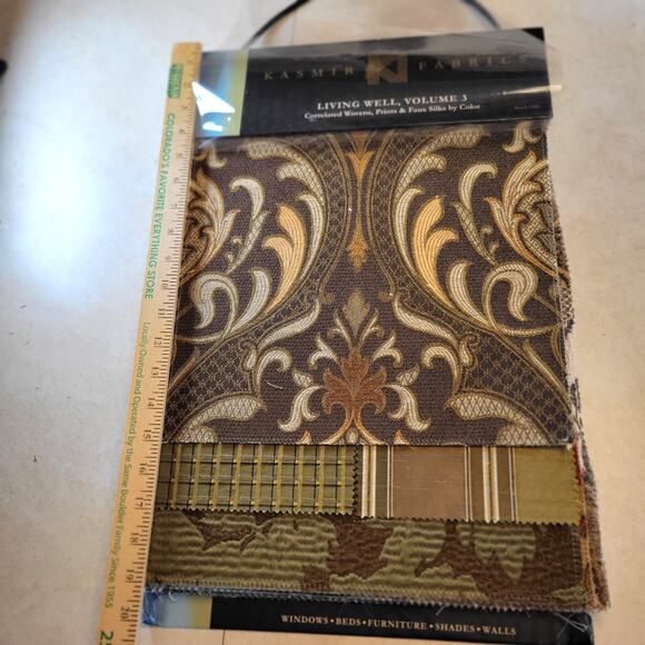 Kasmir Fabric Sample Book  Prints Woven Solid by Color Quilting Huge Heavy - Picture 2 of 16